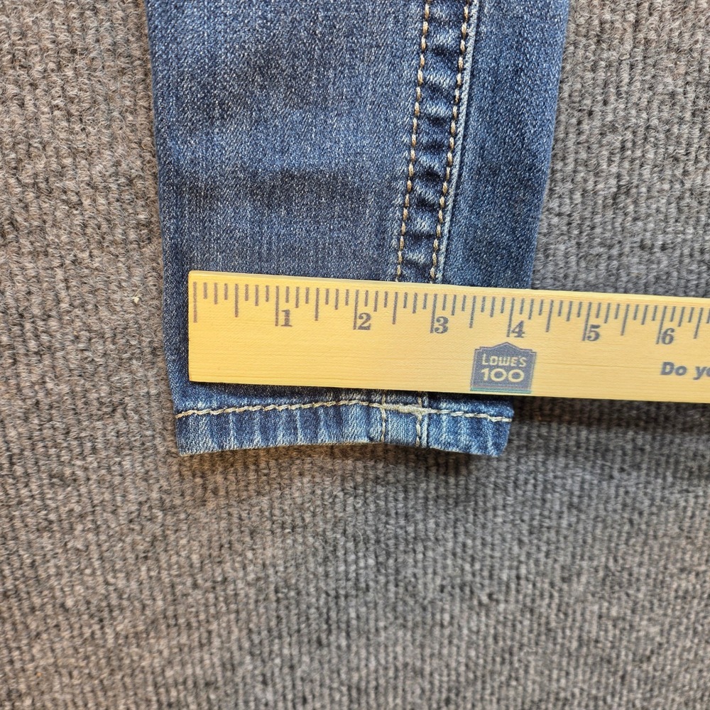Miss Me Skinny Jeans Womens Mid Rise Embellished Blue 24 Excellent Western - Picture 12 of 12